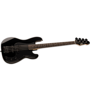 ESP LTD SURVEYOR '87 Bass Guitar Black w/ Duncans - 1987 REISSUE - LSURV-87BLK