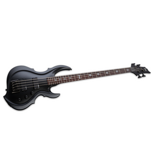 ESP LTD TA-204 Tom Araya Signature Bass Guitar FRX Shape Black - LTA-204FRXBLK