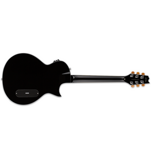 ESP LTD TL-6 Thinline Series Acoustic Electric Guitar Black Left-Handed Transducer w/ Fishman Pickup Preamp LTL-6BLKLH