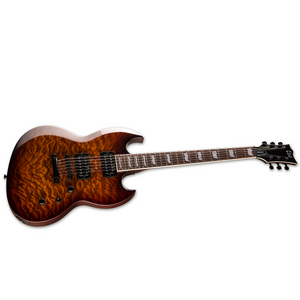 ESP LTD VP-256 Viper Series Electric Guitar Dark Brown Sunburst - LVP-256DBSB