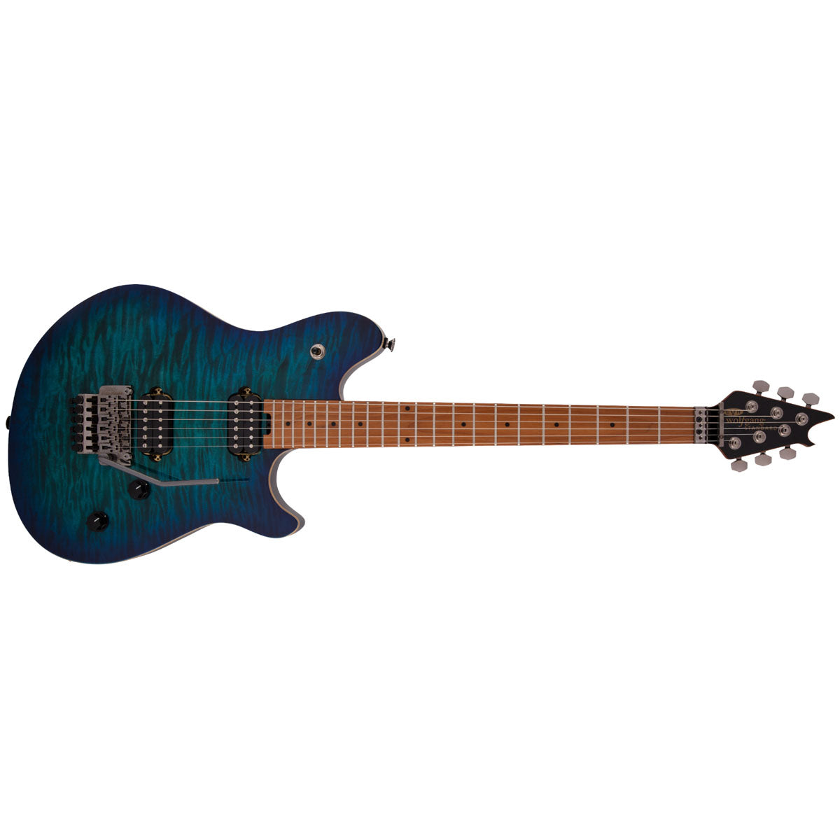 EVH Wolfgang WG Standard QM Electric Guitar Baked Maple FB Chlorine Burst - 5107004599