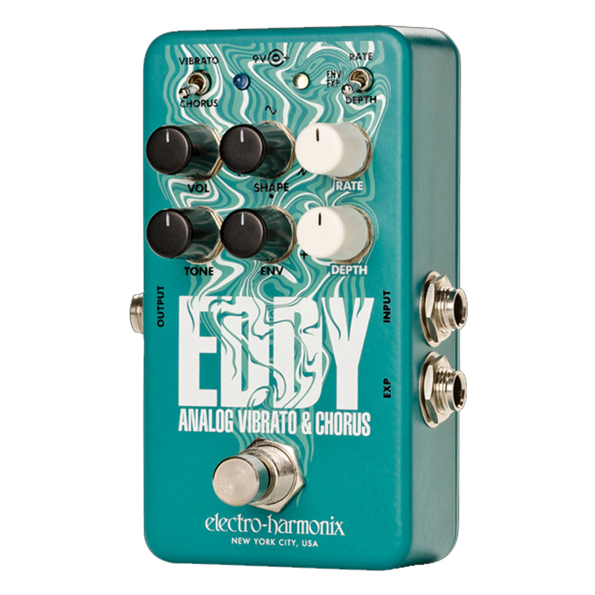 Electro Harmonix EHX Eddy Vibrato Chorus Effects Pedal