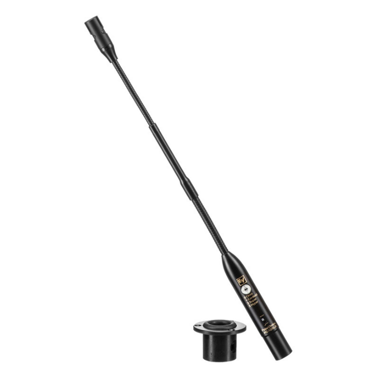 Electro-Voice EV PC12XLR Microphone Multi-Pattern 12inch Gooseneck Mic