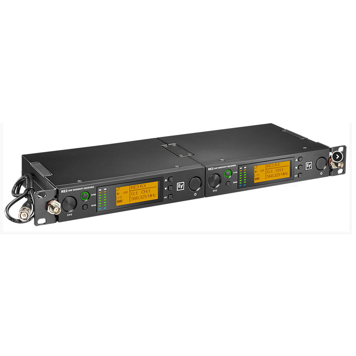 Electro-Voice EV RE3-ACC-RMK2 Rack Mount Kit for Two RE3 Receivers