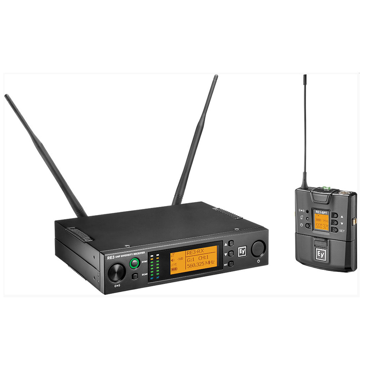 Electro-Voice EV RE3 Wireless Microphone Bodypack System Mic w/ No Input Device