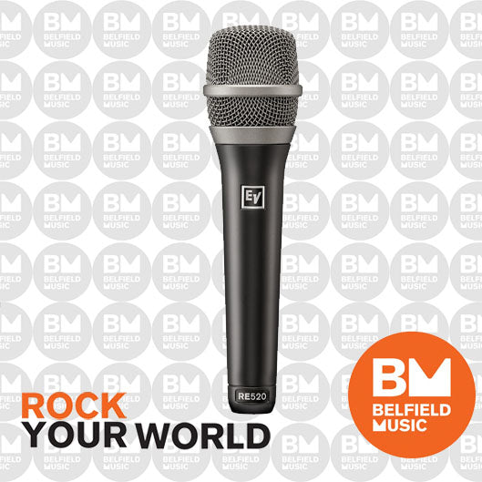 ElectroVoice EV RE520 Microphone Condenser Supercardioid Vocal Mic