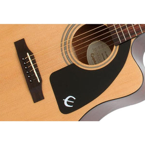 Epiphone AJ-100CE Acoustic Guitar Jumbo Natural w/ Cutaway & Pickup - EE1CNACH1