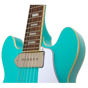 Epiphone Casino Electric Guitar HollowBody Turquoise - ETCATQCH1