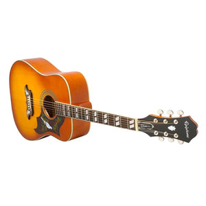 Epiphone Dove Pro Acoustic Guitar Square Shoulder Violinburst - EEDVVBNH1