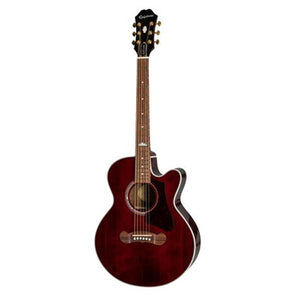 Epiphone EJ-200 Coupe Acoustic Guitar Wine Red - EEJPWRGH3