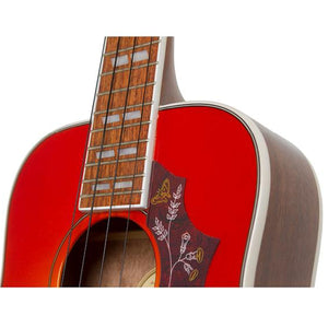 Epiphone Hummingbird Ukulele Tenor Uke Faded Cherry Sunburst w/ Pickup - EUHTFCNH1