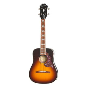 Epiphone Hummingbird Ukulele Tenor Uke Tobacco Sunburst w/ Pickup - EUHTTSNH1