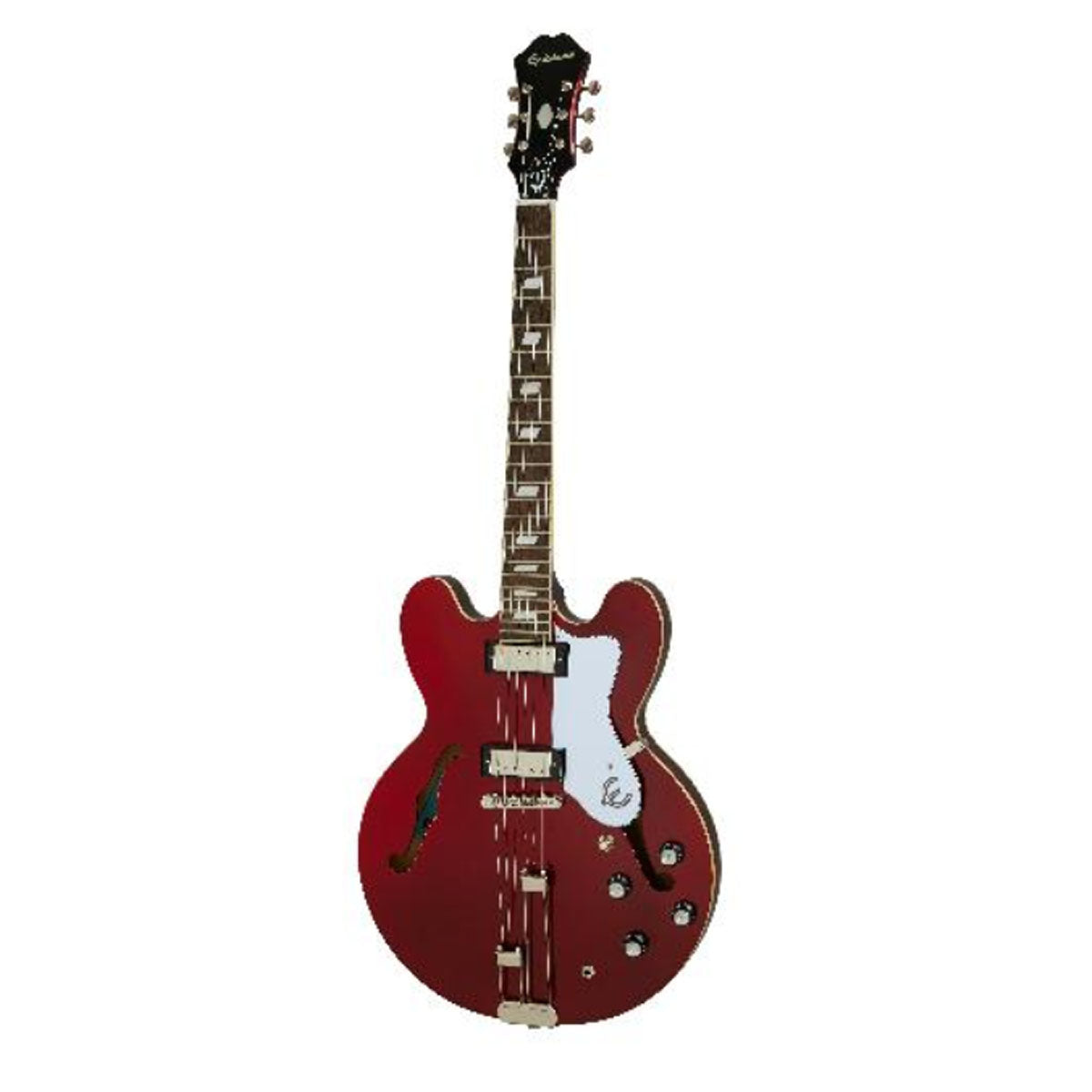 Epiphone Riviera (Frequensator) Electric Guitar Semi-Hollow Sparkling Burgundy - EORSBUNH1