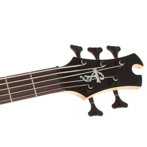 Epiphone Toby Deluxe V Bass Guitar 5-String Gloss Trans Black - EBD5EBBH1