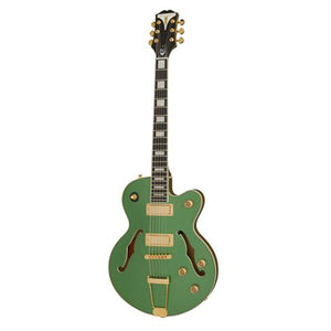Epiphone Uptown Kat ES Archtop Electric Guitar Semi-Hollow Emerald Green Metallic - ETUEEGMGH1