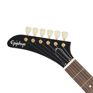 Epiphone 1958 Korina Explorer Electric Guitar Left Handed Aged Natural & White Pickguard w/ Hardcase - IGCKEXWANAGH1L