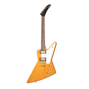 Epiphone 1958 Korina Explorer Electric Guitar Aged Natural & White Pickguard w/ Hardcase - IGCKEXWANAGH1