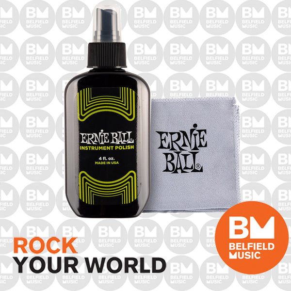 Ernie Ball 4222 Guitar Polish & Microfibre Polish Cloth 14x14'' Buy