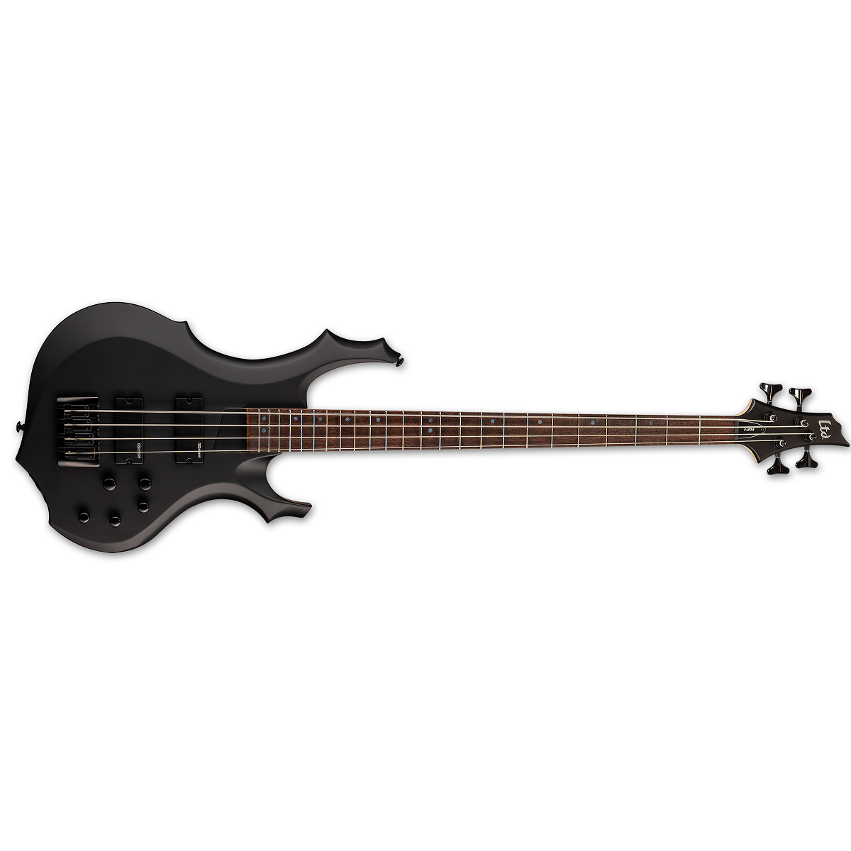 ESP LTD F-204 Bass Guitar Black Satin