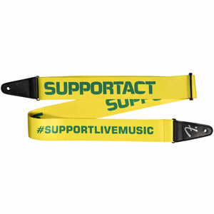 Fender FSR Support Act Charity Guitar Strap Yellow/Green - 0990639012