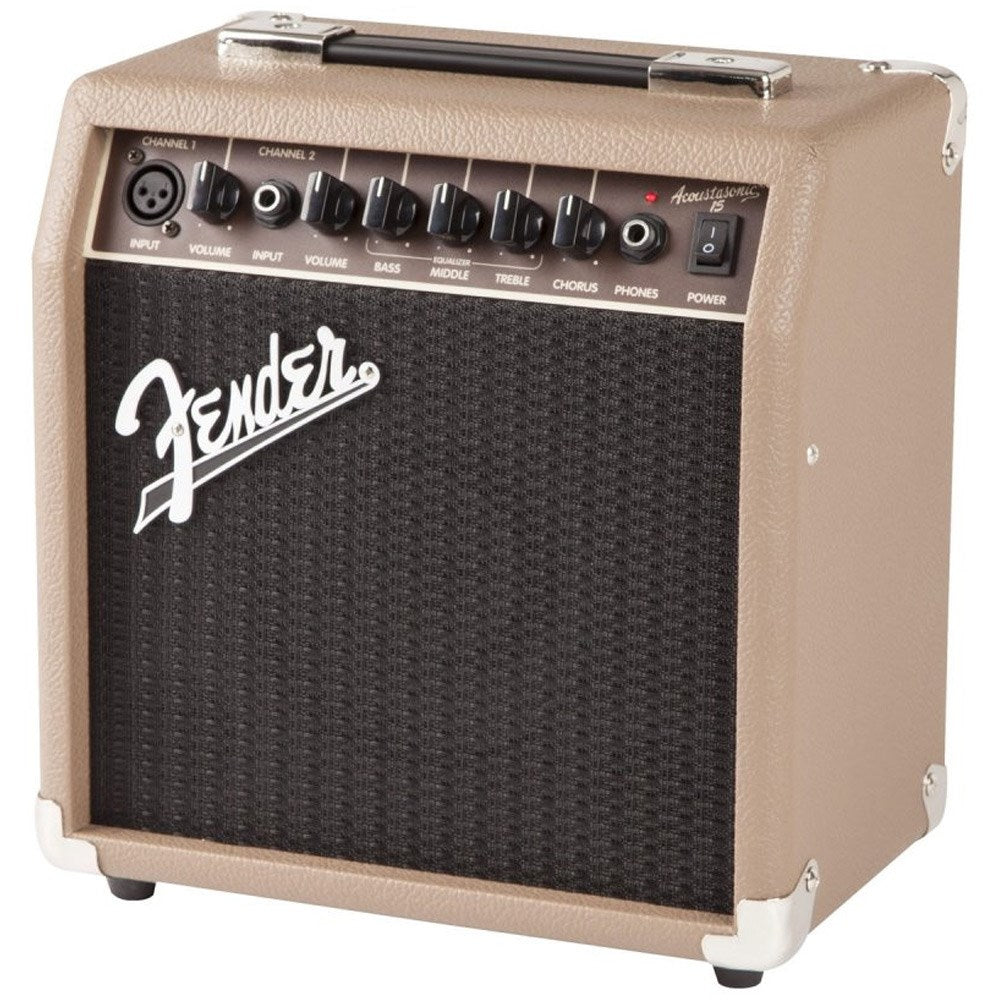 Fender Acoustasonic 15 Acoustic Guitar Amplifier 15W 1x6Inch Combo Amp - 2313703900