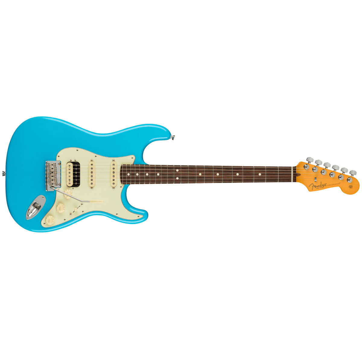Fender American Professional II Stratocaster Electric Guitar HSS Rosewood Fingerboard Miami Blue - 0113910719