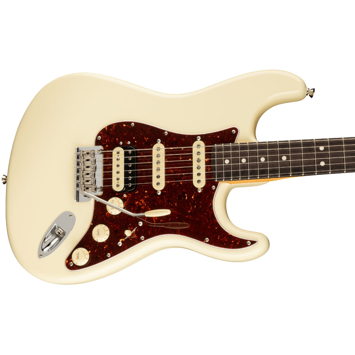 Fender American Professional II Stratocaster Electric Guitar HSS Rosewood Fingerboard Olympic White - 0113910705