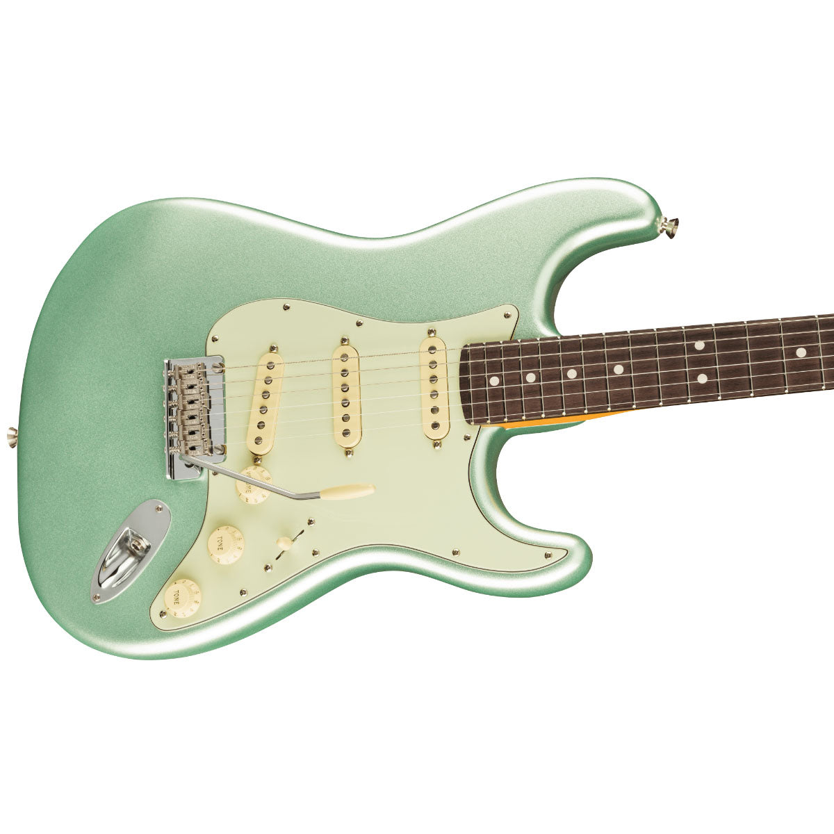 Fender American Professional II Stratocaster Electric Guitar Rosewood Fingerboard Mystic Surf Green - 0113900718