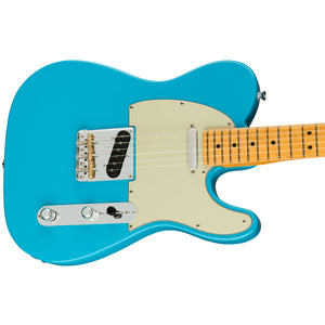 Fender American Professional II Telecaster Electric Guitar Maple Fingerboard Miami Blue - 0113942719