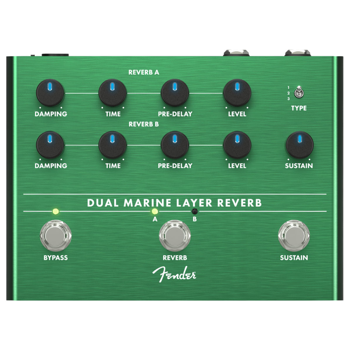 Fender Dual Marine Layer Reverb Effects Pedal - 0234563000