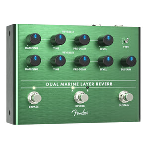 Fender Dual Marine Layer Reverb Effects Pedal - 0234563000