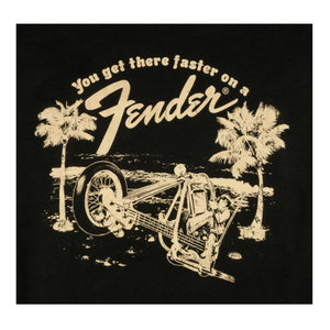 Fender Get There Faster T-Shirt, Black S Small - 9190124306