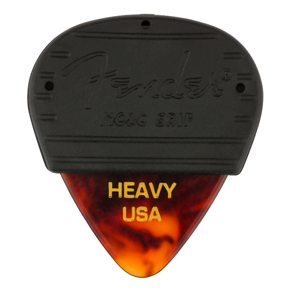 Fender Guitar Picks Mojo Grip Celluloid Heavy 3-Pack Tortoiseshell - 1985351900