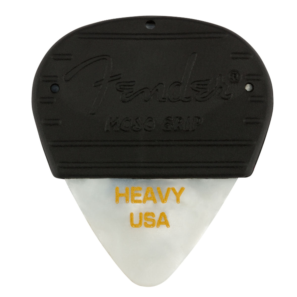 Fender Guitar Picks Mojo Grip Celluloid Heavy 3-Pack White Moto - 1985351905