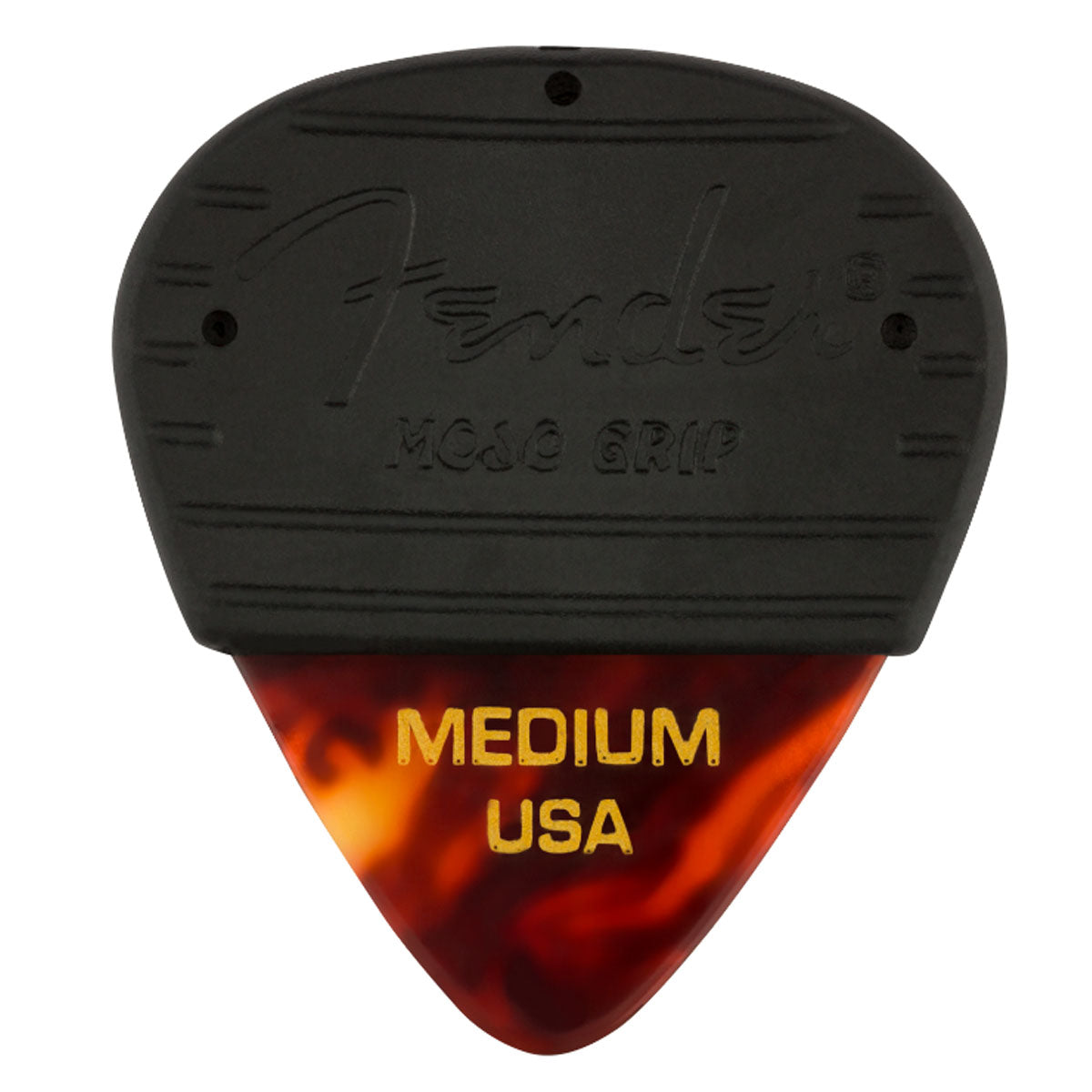 Fender Guitar Picks Mojo Grip Celluloid Medium 3-Pack Tortoiseshell - 1985351800