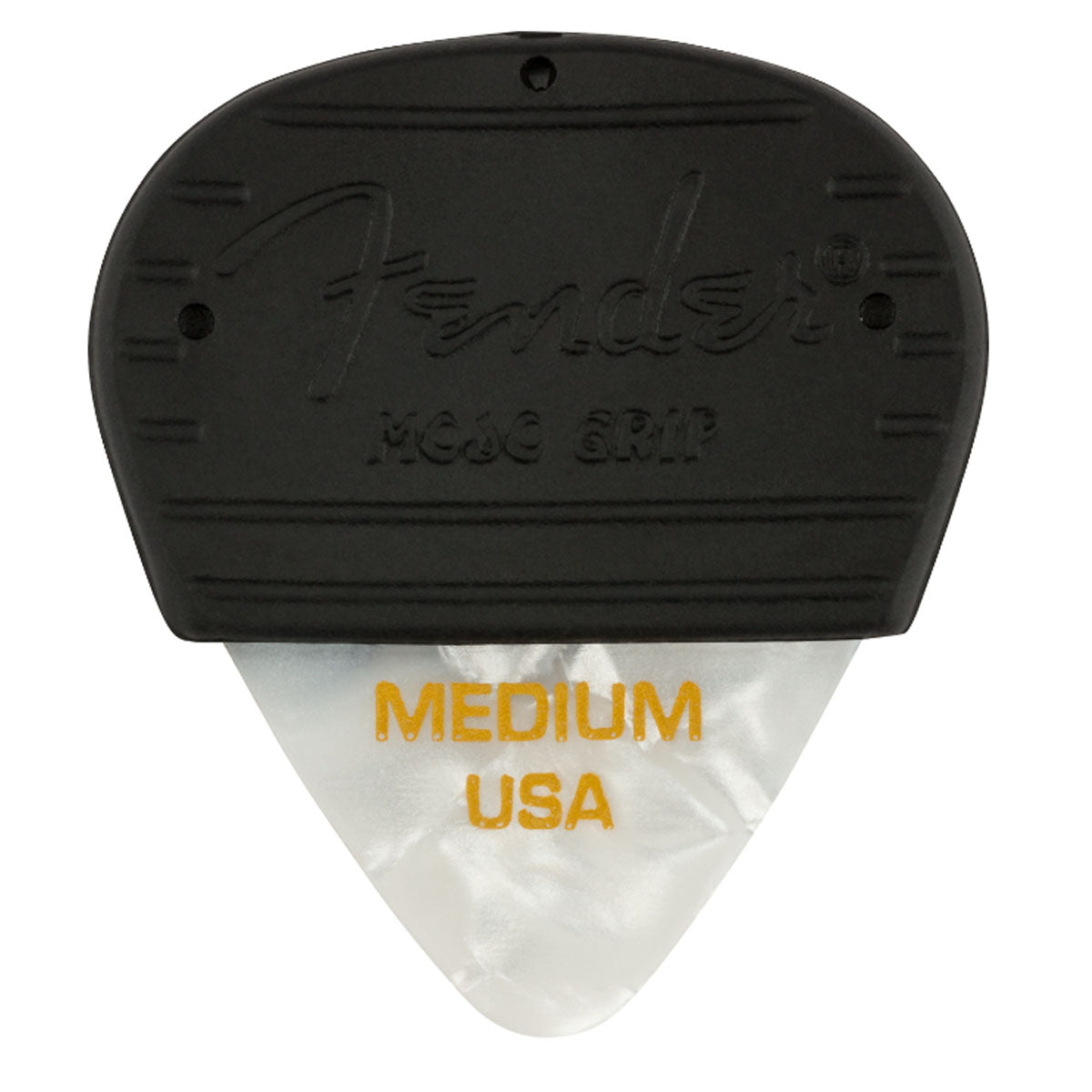 Fender Guitar Picks Mojo Grip Celluloid Medium 3-Pack White Moto - 1985351805