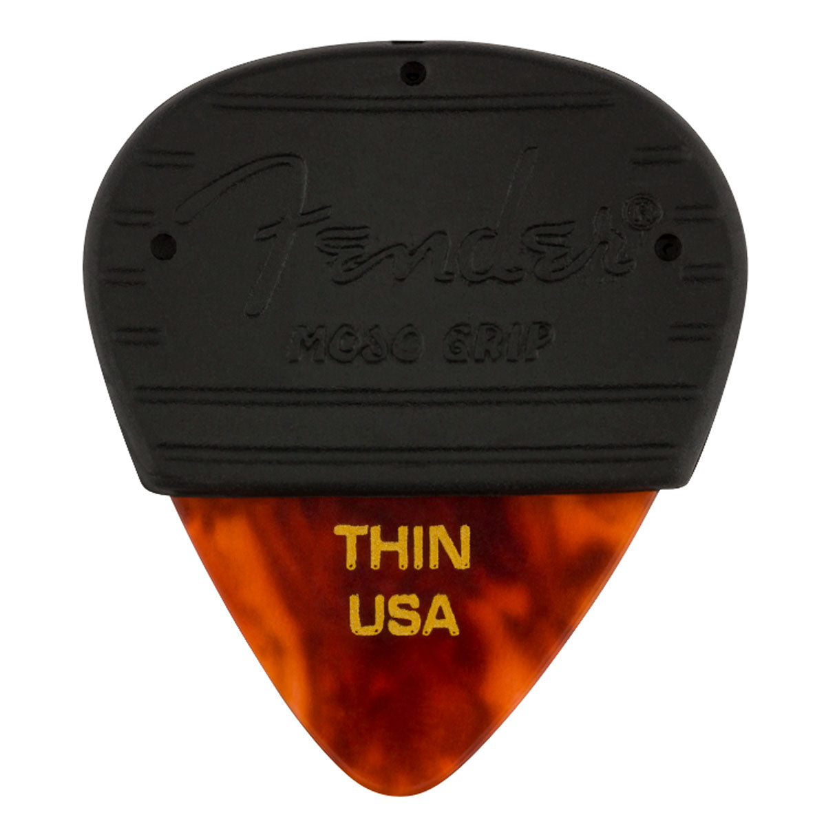 Fender Guitar Picks Mojo Grip Celluloid Thin 3-Pack Tortoiseshell - 1985351700