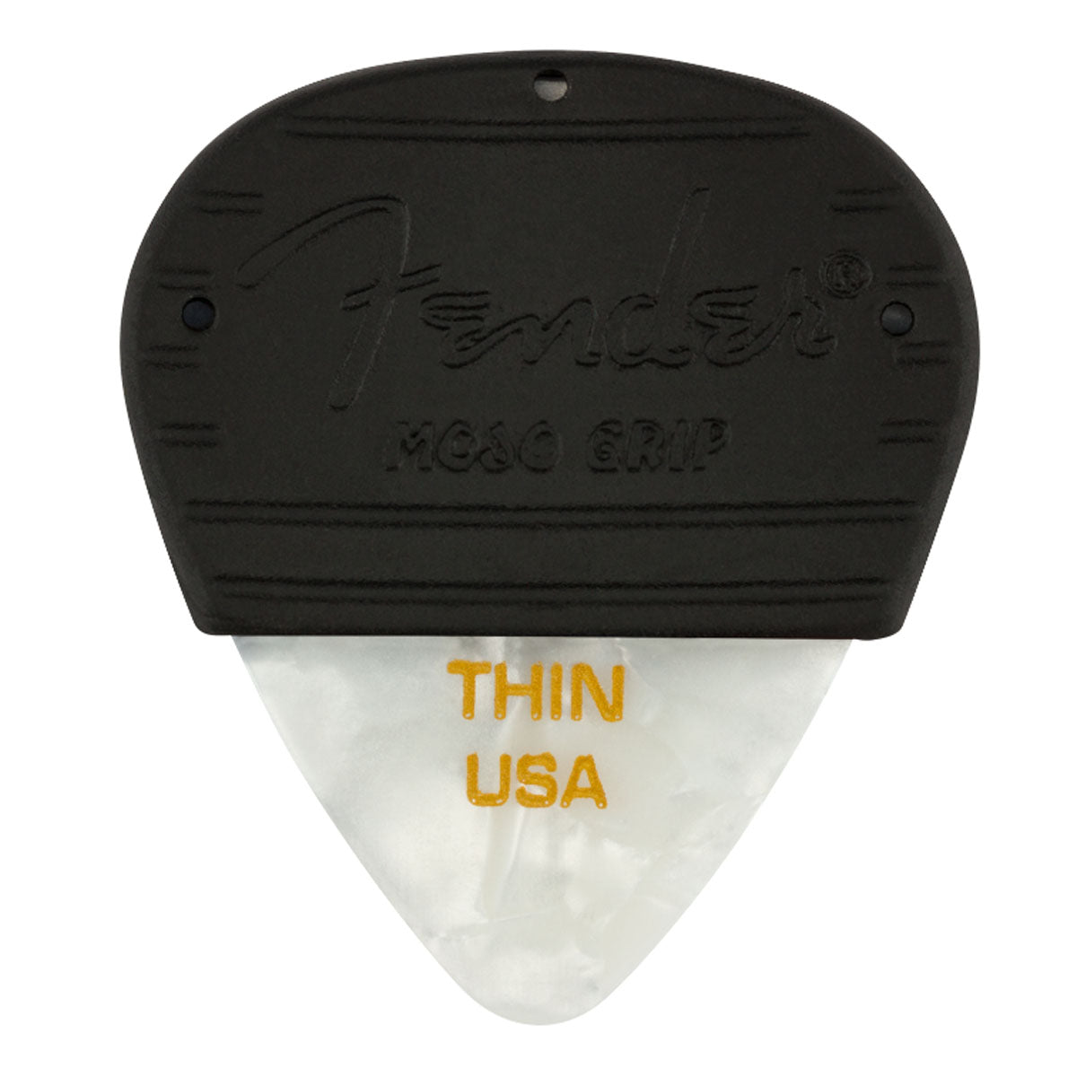 Fender Guitar Picks Mojo Grip Celluloid Thin 3-Pack White Moto - 1985351705