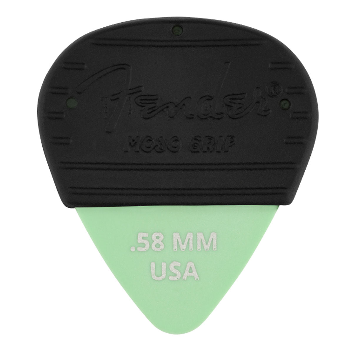 Fender Guitar Picks Mojo Grip Dura-Tone Delrin .58 3-Pack - 1985351402