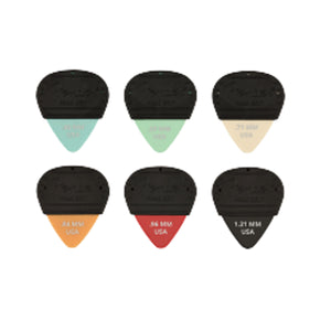 Fender Guitar Picks Mojo Grip Dura-Tone Delrin .71 3-Pack - 1985351403