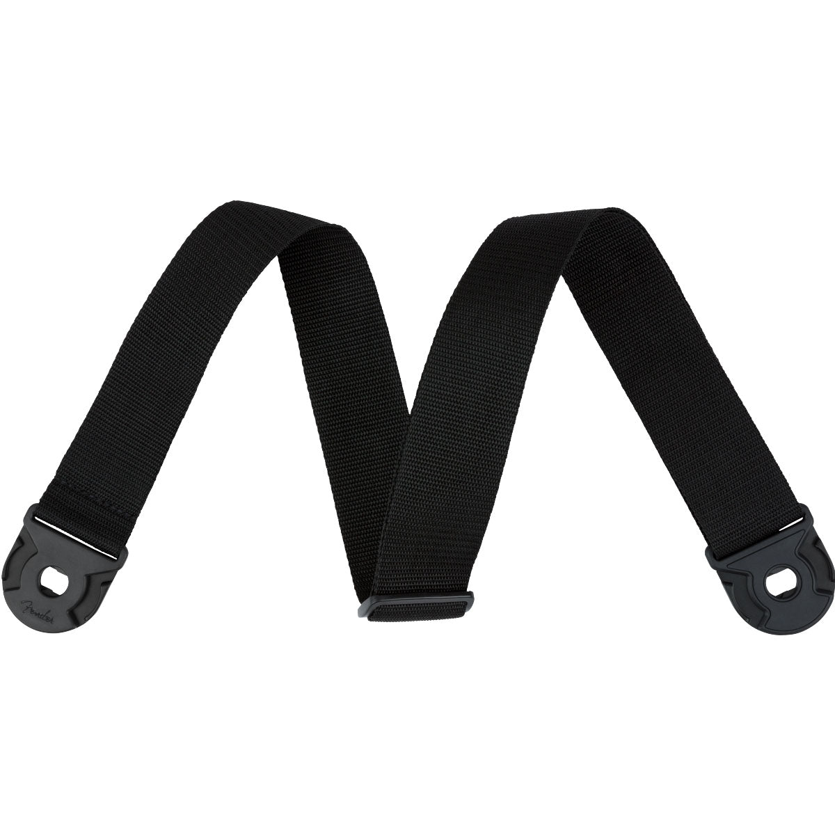 Fender Guitar Strap Quick Grip Locking End Strap Black Polypro 2inch - 0990629009