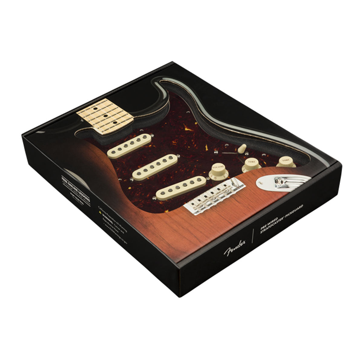 Fender Pre-Wired Strat Pickguard, Custom Shop Texas Special SSS, Tortoise Shell 11 Hole PG - 0992342500