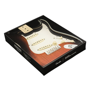 Fender Pre-Wired Strat Pickguard, Original 57/62 SSS, Parchment 11 Hole PG - 0992345509
