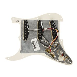 Fender Pre-Wired Strat Pickguard, Tex-Mex SSS, Parchment 11 Hole PG - 0992343509