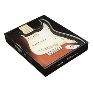 Fender Pre-Wired Strat Pickguard, Vintage Noiseless SSS, Parchment 11 Hole PG - 0992344509