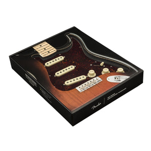 Fender Pre-Wired Strat Pickguard, Custom Shop Fat 50s SSS, Tortoise Shell 11 Hole PG - 0992340500