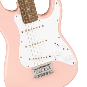 Fender Squier Mini Stratocaster Electric Guitar 3/4 Size Shell Pink - 0370121556