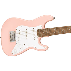 Fender Squier Mini Stratocaster Electric Guitar 3/4 Size Shell Pink - 0370121556