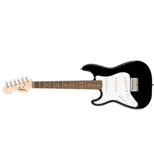 Fender Squier Mini Stratocaster Electric Guitar Left Handed 3/4 Size Black - 0370123506