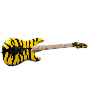 ESP LTD GL-200MT George Lynch Signature Electric Guitar Yellow Tiger Graphic w/ Floyd Rose
